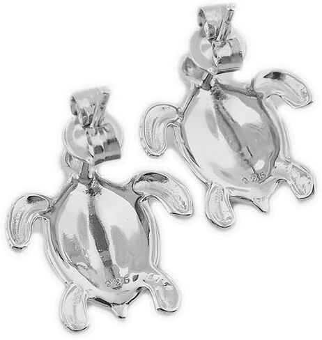 الجنيه الاسترليني الفضة الاصطناعية العقيق الأزرق السلاحف أقراط in Kuwait