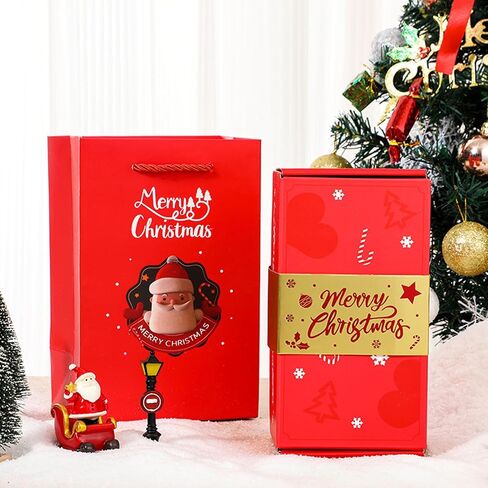 Christmas Surprise Gift Box Explosion for Money, Unique Folding Bouncing Red Envelope Gift Box with Confetti for Lover & kids (Christmas Elk) in Saudi Arabia