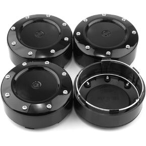 102mm 4.02in Wheel Center Caps for Mayhem Wheel Center Hubcaps 8050 Hammer 4 Pack Black Center Cover Replacement for Rim (Clip Diameter: 3.74in) C1080501B 81232090F-1