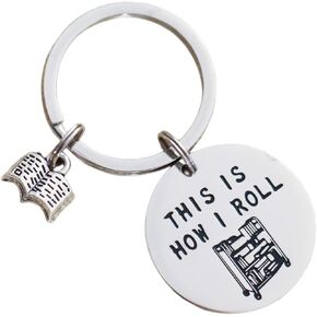 أفكار هدايا أمين المكتبة سلسلة مفاتيح لأمناء مكتباتها المدرسية تقدير التقاعد للنساء والرجال هدايا لسلسلة مفاتيح أمين المكتبة in Kuwait