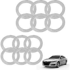12pcs Transmission Fluid and Rear Differential Oil Drain Plug Crush Washer Gasket Seal Compatible with Acura OEM PN Part# 94109-2000 (6pcs) & 90471-PX4-000 (6pcs)