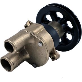 JEENDA 3857794 Sea Water Pump with 4.5" Pulley Compatible with Volvo Penta Engines 3.0GS 4.3GI 5.7GI 7.4GI 8.2GSI,Replaces 3855079/3852399/3851700/3851982