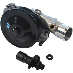 Genuine Water Pump with Outlet Pipe and O-Ring LR097165 for Land Rover LR4, Range Rover, and Range Rover Sport