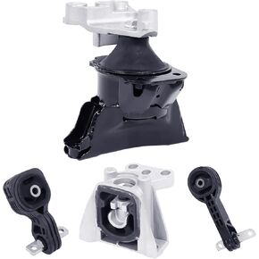 Engine Motor Mounts Set - Compatible with 2006-2011 Honda Civic 1.8L, A4530 A4534 A4543 A4546 Set of 4