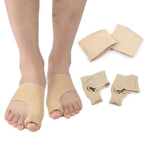 Metatarsal Pads for Men & Women, Ball of Foot Pain Relief Cushions for Sesamoiditis, Metatarsalgia, Morton's Neuroma, 2 Pairs Bunion Corrector Gel Sleeves Cushions Pad for Relieve Feet Pain
