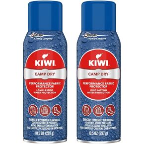 Kiwi Camp Dry Water Repellent Performance Fabric Protector, 10.5 oz 2 Pack
