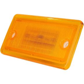 1 PCS LED Cab Roof Clearance Marker Light Front Top Amber Lamps Fit for Freightliner (1PCS)