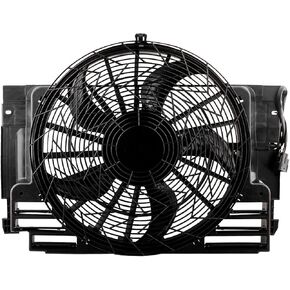 Radiator Cooling Fan Assembly Fit for BMW X5 3.0L 4.4L 4.6L 4.8L 2001-2006 Replace# 64546919051 64546921381 64546921940 64546921382 621-213 FA70744