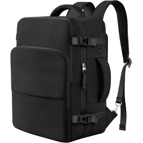 Hanples Large Travel Laptop Backpack for Women, Carry On Backpack, Hiking Backpack, Waterproof Durable Business Backpack with USB Charging Port, College Computer Bag, Fits 16 Inch Laptop