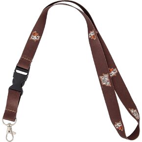 Desert Cactus Bowling Green State University Lanyard BGSU Falcons Car Keys ID Badge Holder Keychain Detachable Breakaway Snap Buckle (Brown)