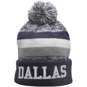 Beanie Hat Football Knit Hats Winter Cuffed Stylish Beanie Cap Sport Fans Fashion Toque Cap