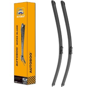 AUTOBOO 26"+16" Windshield Wiper Blade Sets Replacement for 2015-2021 Lexus NX300 NX200t Toyota CHR Subaru Crosstrek -Original Factory Quality (Pack of 2)