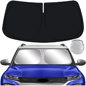 Car Sun Shade for Chevrolet Chevy Trailblazer 2021 2022 2023 2024 Auto Interior Accessories Foldable Sunshade Windshield Visor Cooler Protector Front Windows Cover Shield