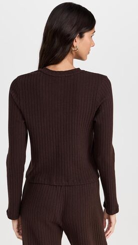 DONNI. Women's The Sweater Rib Cardi in Saudi Arabia