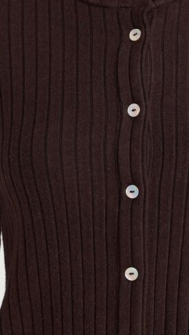 DONNI. Women's The Sweater Rib Cardi in Saudi Arabia