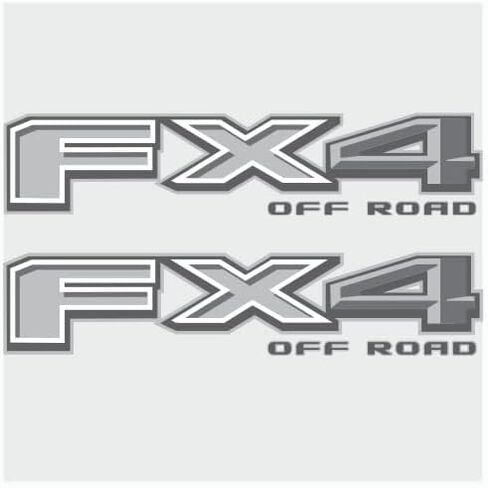 FX4 Decal Sticker Off Road Truck F150 F350 F250 Super Duty 2019 2020 2021 2022 (Gray) in Kuwait