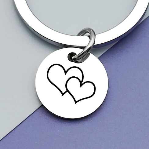Vadaka Boyfriend Girlfriend Gift Keychain Set Puzzle Couple Keychain Matching Couple Jewelry Gift Anniversary Valentines Day Jewelry Gift for Girlfriend Boyfriend Wedding Birthday Gift for Husband in Saudi Arabia