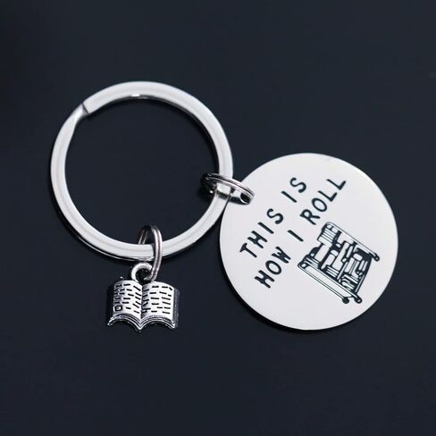 أفكار هدايا أمين المكتبة سلسلة مفاتيح لأمناء مكتباتها المدرسية تقدير التقاعد للنساء والرجال هدايا لسلسلة مفاتيح أمين المكتبة in Kuwait