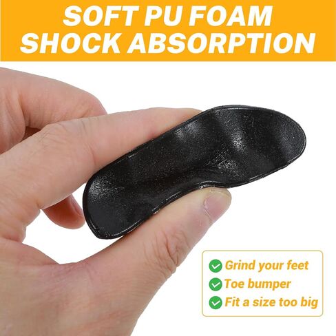 Shoe Filler Inserts for Loose Shoes, 2 Pairs Toe Filler Inserts for Shoes Too Big Comfort Toe Cushions Make Shoes Fit Shoes Insole for Leather Shoes High Heels in Saudi Arabia