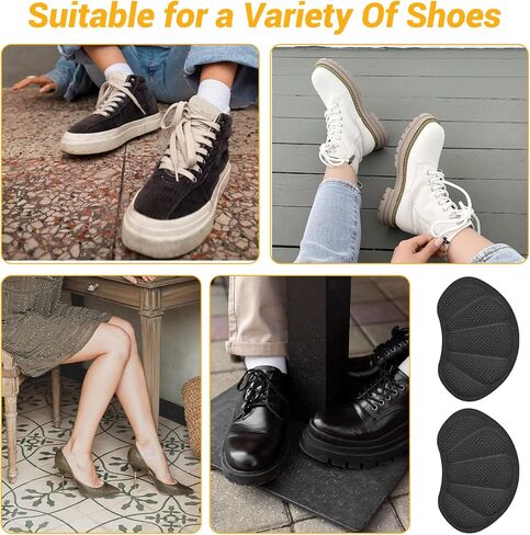 Shoe Filler Inserts for Loose Shoes, 2 Pairs Toe Filler Inserts for Shoes Too Big Comfort Toe Cushions Make Shoes Fit Shoes Insole for Leather Shoes High Heels in Saudi Arabia