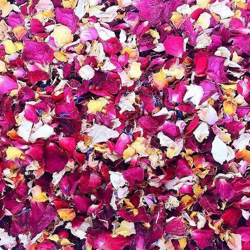 Dried Red Rose Petals 1.75oz/50g, Real Natural Dried Rose Petals for Bath, Soap Making, Candle Making, Wedding, Confetti, DIY Crafts, Non Edible (Red) in Kuwait