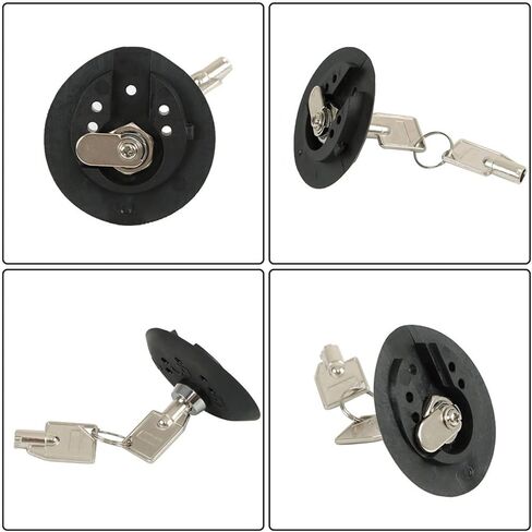 LABLT قفل غطاء غاز باب الوقود BU5Z-9C268-B لاستبدال F-150 2015-2022 بمفتاحين in Kuwait