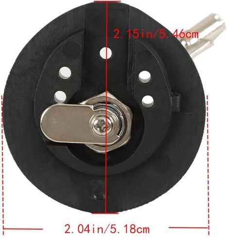 LABLT قفل غطاء غاز باب الوقود BU5Z-9C268-B لاستبدال F-150 2015-2022 بمفتاحين in Kuwait
