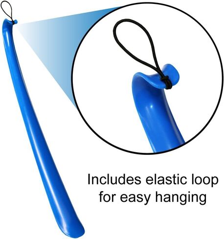 Rehabilitation Advantage Flexible Blue Plastic Shoehorn, 17 Inches in Saudi Arabia