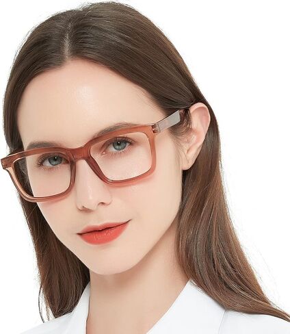 Large Reading Glasses Women Trendy Thick Square Readers 1.0 1.25 1.5 1.75 2.0 to 4.0 5.0 6.0 Spring Hinge in Kuwait