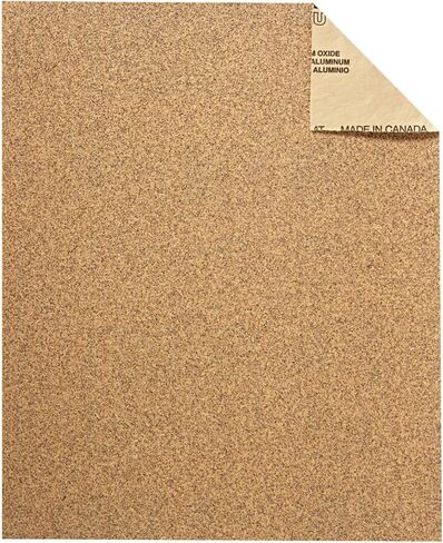 3M Sandpaper, 60 Grit, 4 Sheets, 9 in x 11 in, Sands Paint, Wood & Metal, Great For General Purpose Sanding, Coarse Aluminum Oxide Sand Paper (9003NA-20) in Kuwait