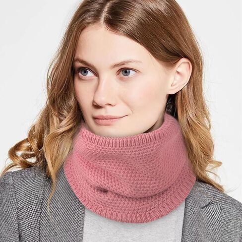Loritta Neck Warmer Winter Warm Infinity Scarf Double-Layer Thick Fleece Windproof Scarves for Women Men in Saudi Arabia