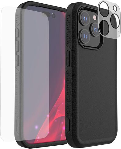 Dikes for iPhone 15 Pro Max Case Dual-Layer Heavy Duty Case [Shockproof][Drop-Proof][Dustproof] Rugged Phone Case Fit for iPhone 15 Pro Max 6.7 Inch with [Screen & Camera Lens Protector] (Sea Blue) in Saudi Arabia