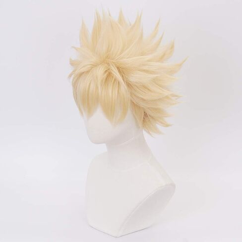 OSIAS Anime Cosplay Wig, Halloween Wig, with Free Wig Cap (Bakugou Katsuki) in Kuwait