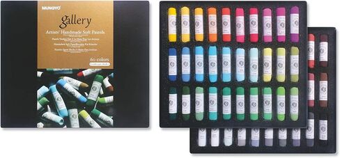 Honsell Gallery Artists' 4400015 Handmade Soft Pastel, Set of 15, Hand-Rolled Pastels in Artist Quality, Soft Consistency in Saudi Arabia