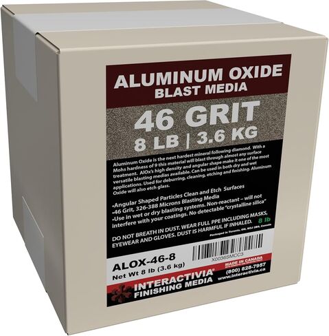 #30 Aluminum Oxide - 8 LBS - Coarse Sand Blasting Abrasive Media for Blasting Cabinet and Blasting Guns. in Kuwait