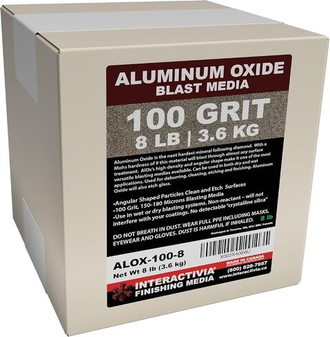 #30 Aluminum Oxide - 8 LBS - Coarse Sand Blasting Abrasive Media for Blasting Cabinet and Blasting Guns. in Kuwait