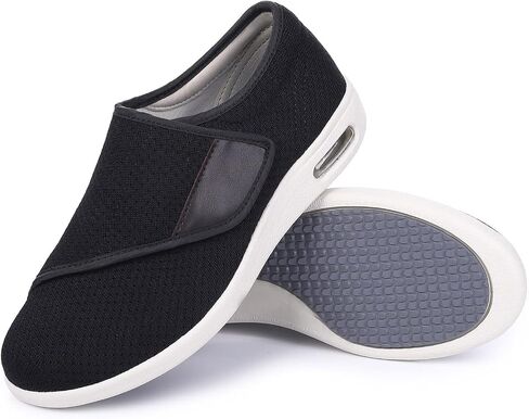 Diabetic Shoes for Women, Women's Wide Width Elderly Shoes, Adjustable Closure Lightweight Breathable, Swollen Feet Walking Edema Sneakers in Saudi Arabia