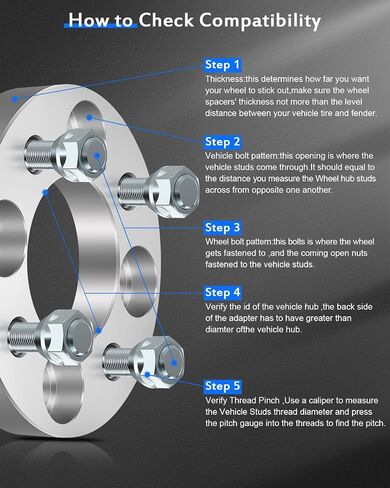 ECCPP 4X 1 inch Wheel Spacers 4 Lug 4x100mm to 4x100mm with 12x1.5 Studs 67.1mm fits for 2004-2011 for Aveo 2005-2010 for Cobalt 2013-2019 for Spark 1999-2002 for Lanos 1999-2002 for Nubira in Saudi Arabia