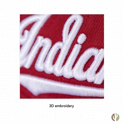 قبعة بيسبول جامعة صبار الصحراء إنديانا Hoosiers Bloomington قبعات مطرزة ذات حواف قبعة قابلة للتعديل بحزام قماش للبالغين (نمط F1) أبيض in Saudi Arabia