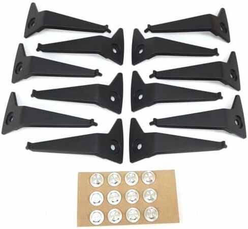 XD Series XD822 Monster 2 Set of 12 Matte Black Inserts 17x8 822FIN7901830B in Saudi Arabia