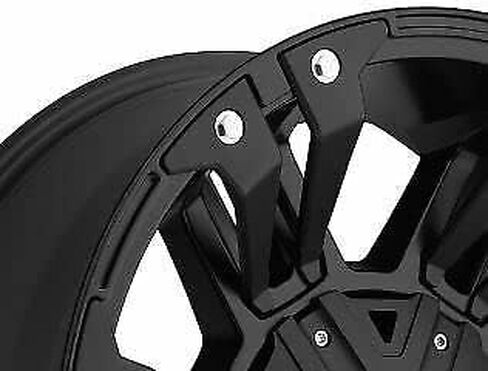 XD Series XD822 Monster 2 Set of 12 Matte Black Inserts 17x8 822FIN7901830B in Saudi Arabia