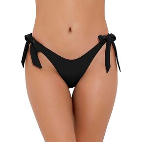Tournesol Women's Bikini Bottoms Low Waisted Bathing Suit Bottom High Cut Waterproof Menstrual Swimsuit Bottoms Swim Briefs