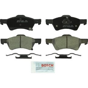 BOSCH BC857 QuietCast Premium Ceramic Disc Brake Pad Set - Compatible with Select Chrysler Town & Country, Voyager; Dodge Caravan, Grand Caravan; FRONT