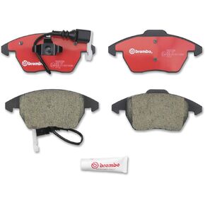 Brembo P85075N Premium Ceramic Front Disc Brake Pad Set AUDI/SEAT/SKODA/SPYKER/VW/VW (FAW) OE# 1K0698151C