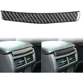 Real Quality Soft Carbon Fiber Center Console Gear Shift Multimedia Button Decoration Decal 2pcs Premium Sticker Interior Trim Compatible with Cadillac CT5/CT6/XT4/XT5/XT6 2022 2023 Accessories Black