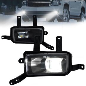LED Fog Lights Assembly Fit for Chevy Tahoe 2015-2020, Suburban 2015-2020, Suburban 3500HD 2016-2019, GMC Yukon & Yukon XL 2015-2020, Front Driving Fog Lamps Kit, DOT Certified - 1 Pair