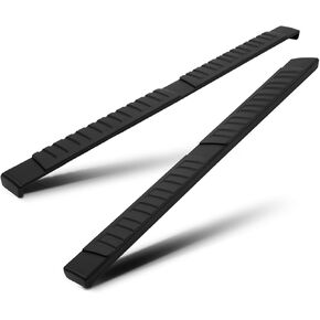 M-AUTO 6" Side Step Nerf Bar Compatible with 2020 2021 2022 Chevrolet Silverado GMC Sierra 1500 2500HD 3500HD Crew Cab OE Style Left Right Side, Black
