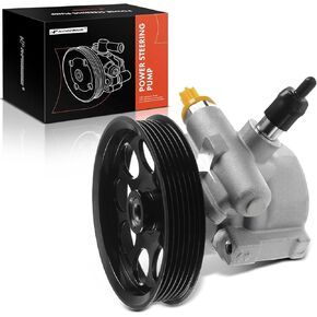 A-Premium Power Steering Pump, with Pulley, Compatible with Saab 9-3 2000 2001 2002 2003, 2.0L 2.3L, Replace # 5061841