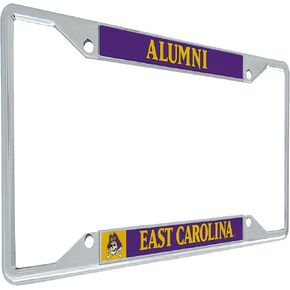 Desert Cactus East Carolina University Pirates ECU Metal License Plate Frame for Front or Back of Car Officially Licensed (Alumni)