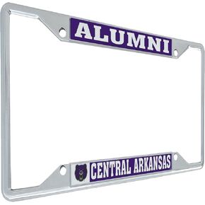 Desert Cactus University of Central Arkansas License Plate Frame UCA Bears Metal Car Tag Holder for Front or Back of Car Officially Licensed (Alumni)